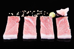 Sashimi de ventresca con mahonesa de wasabi - Casa Francisco el de siempre