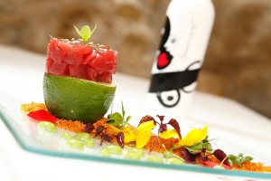 Tartar de atún rojo macerado en kimchi - Tendal