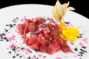 Taquitos de tarantelo con salsa picante - Restaurante Francisco La Fontanilla