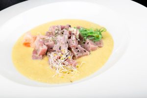 Ceviche de atún rojo