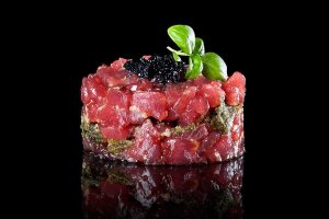 tartar de atún rojo de la venta melchor
