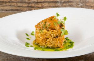 arroz con galete de atún rojo