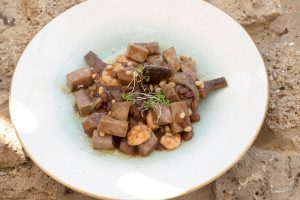 Salteado de atún rojo