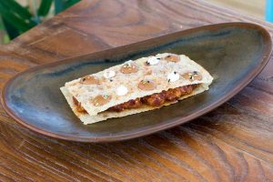 sandwich de atún rojo en chiringuito los sueños