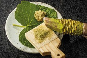 Wasabi rallado para el atún rojo