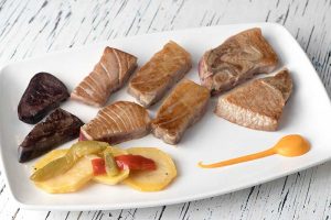 Parrillada de atún rojo