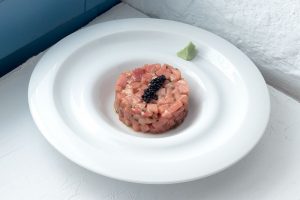 Tartar de ventresca de atún rojo