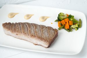 Ventresca de atún rojo a la plancha