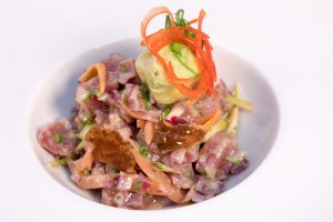 ceviche de atún rojo en Venta Pinto