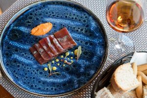 Tiradito de atún rojo