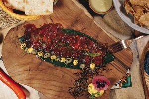 Tiradito de atún de almadraba