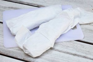 atún rojo descongelando